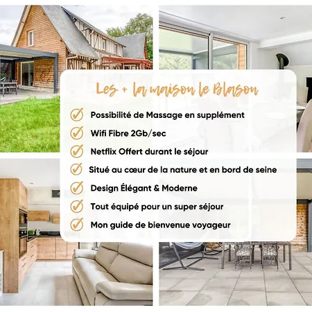 Tatil Evi Le Blason - Maison Avec Terrasse - Calme & Nature