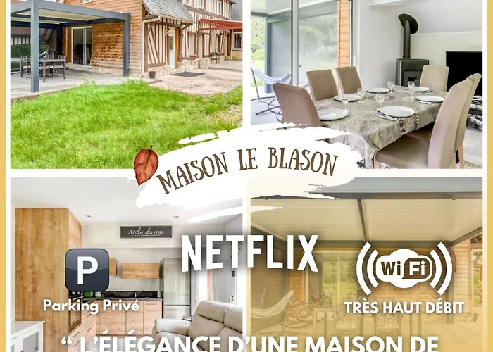 Le Blason - Maison Avec Terrasse - Calme & Nature Jumieges
